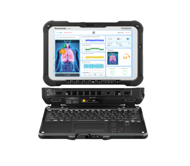 Toughbook Base configured for secure deployment of Vibrome health monitoring technology