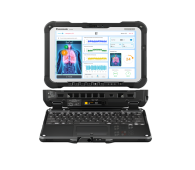 Toughbook Base configured for secure deployment of Vibrome health monitoring technology